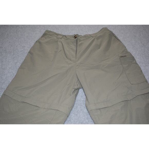 Exofficio Womens Size 12 Convertible Pants Shorts Camping Nylon Zip Cargo Pocket - Picture 3 of 10